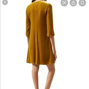 hobbs agnes velvet dress